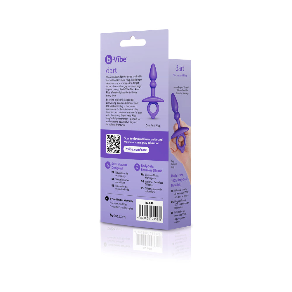 b-Vibe Butties Dart Silicone Anal Plug