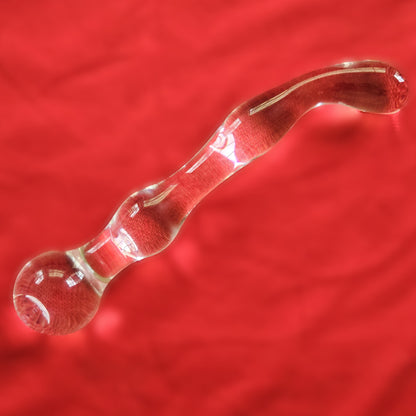Curved Glass Bumpy Wand