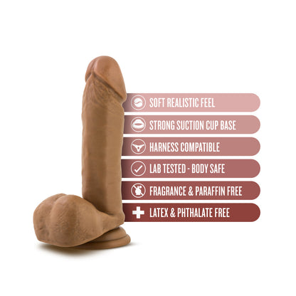 Dr. Skin Dr. William 8 in. Dildo with Balls Tan