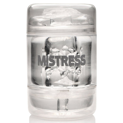 Mistress Double Shot Pussy and Ass Mini Masturbator Clear