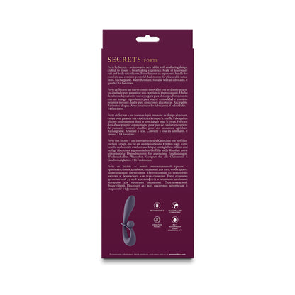 Secrets Forte Vibrating Rabbit Gray