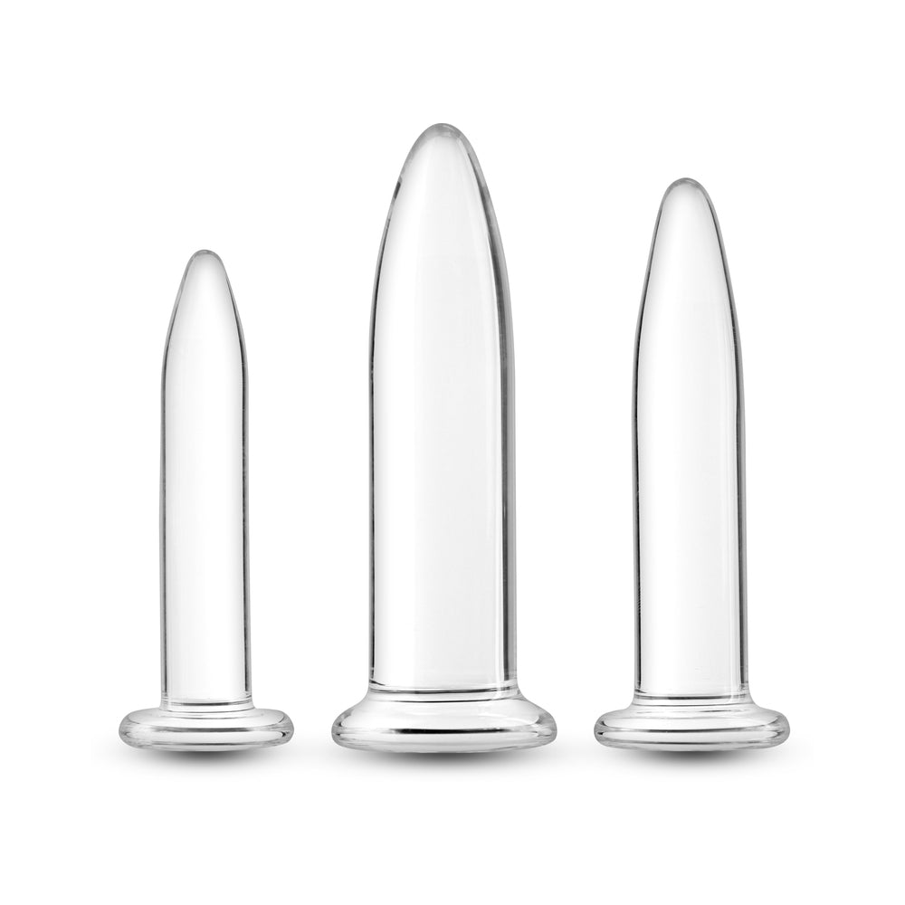 Crystal 3-Piece Glass Trainer Kit Clear