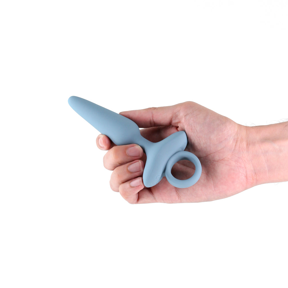 Renegade Maverick Rechargeable Vibrating Anal Plug Gray