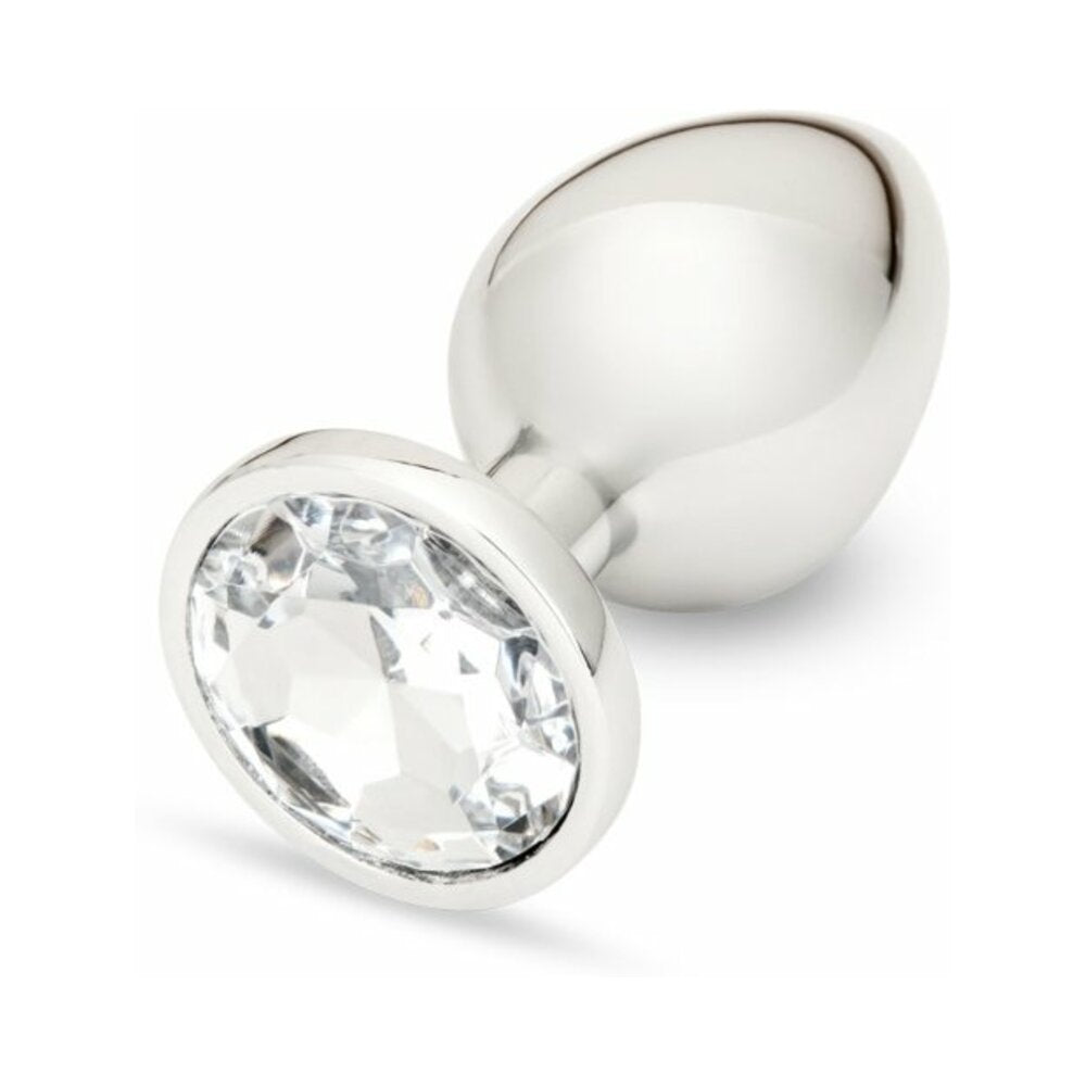 Me You Us Crystal Jewels Metal Plug Clear Large