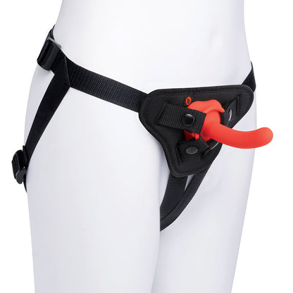 b-Vibe Beginners Strap-On Harness Set with 5 in. Silicone Dildo Peg