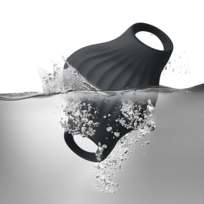 Rocks-Off Palm Vibrating Masturbator Black