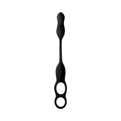 JOCK Silicone Vibrating Plug with Cock & Ball Ring and Remote