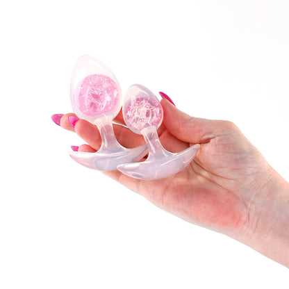 Cosmic Glams 2-Piece Plug Kit Pink