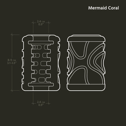 The Handy Mermaid Collection Coral Sleeve