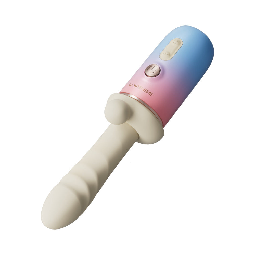 Lovense Spinel App-Controlled Portable Thrusting, Vibrating & Heating Dildo