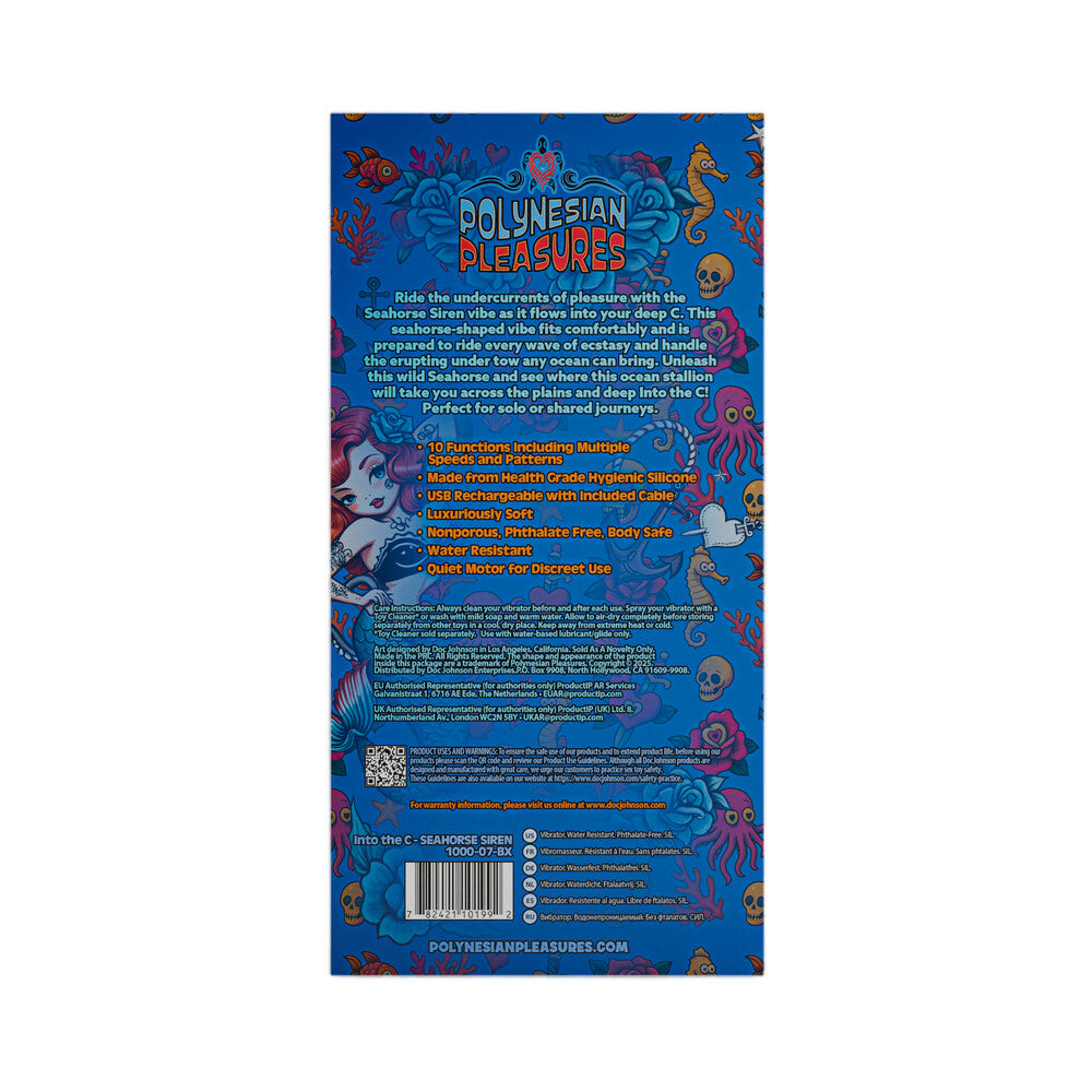 Polynesian Pleasures Into The C Seahorse Siren Maui Blue