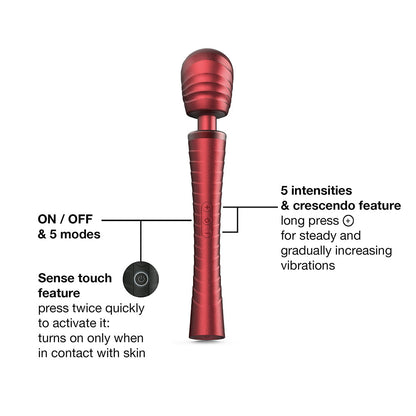 MAN WAN Edgy Velvet Red