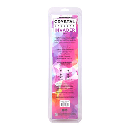 Crystal Jellies Invader 8.5 in. Dildo Pink