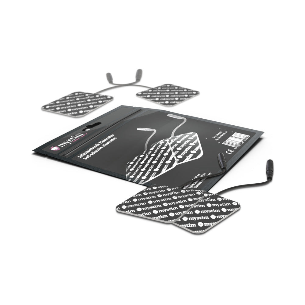 Mystim Replacement Square Electrode Pad 4-Pack